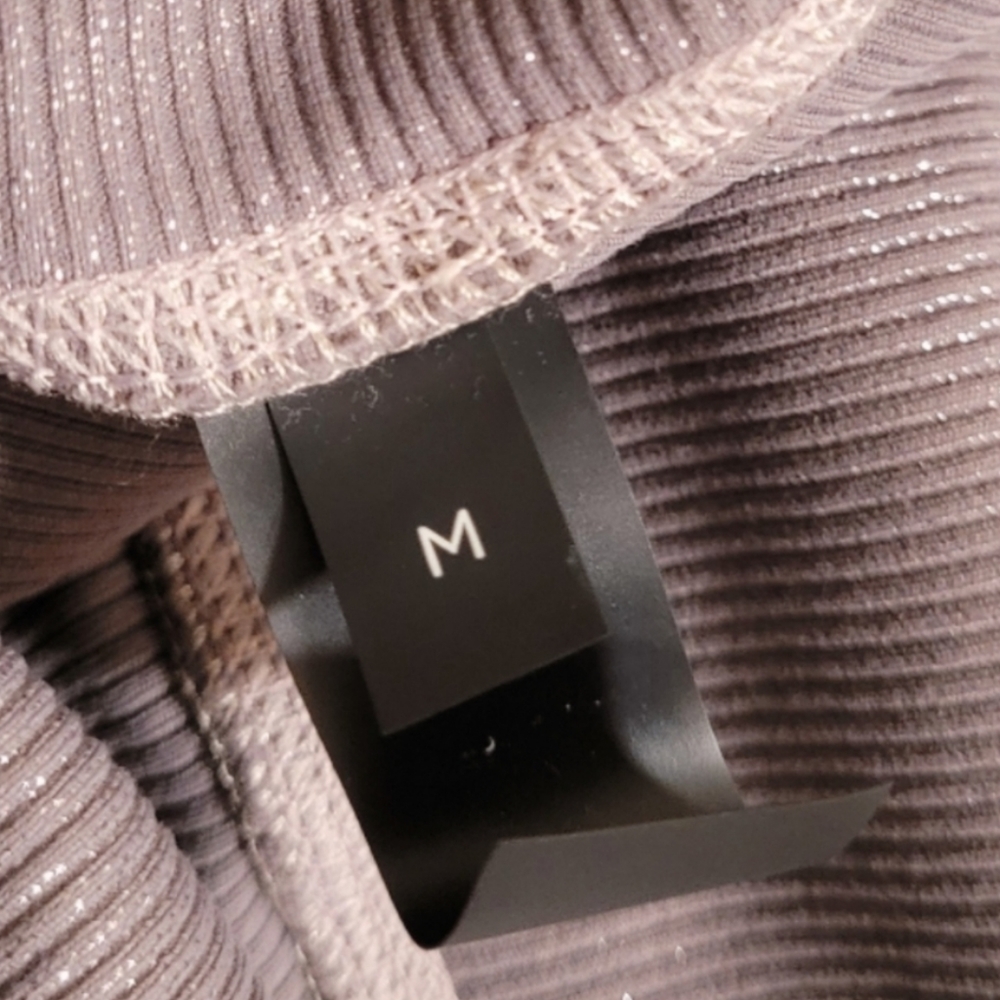 (2pcs)ONA by Yoon Chung Colorblock Ivory/Tan and Grey Shimmer Leggings - Picture 14 of 14